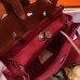 Hermes Herbag Zip 31cm Bag In Camel And Bordeaux Hermes Herbag Zip 31cm Bag In Camel And Bordeaux