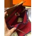 Hermes Herbag Zip 31cm Bag In Brown And Red Hermes Herbag Zip 31cm Bag In Brown And Red