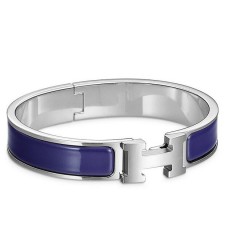 Hermes Blue Electric Enamel Clic H PM Bracelet Hermes Blue Electric Enamel Clic H PM Bracelet