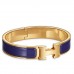 Hermes Blue Electric Enamel Clic H PM Bracelet Hermes Blue Electric Enamel Clic H PM Bracelet