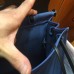 Hermes Herbag Zip 31cm Bag In Black And Blue Hermes Herbag Zip 31cm Bag In Black And Blue