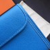 Hermes Jige Elan 29 Clutch Bag In Blue Epsom Calfskin Hermes Jige Elan 29 Clutch Bag In Blue Epsom Calfskin