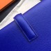 Hermes Jige Elan 29 Clutch Bag In Blue Electric Epsom Calfskin Hermes Jige Elan 29 Clutch Bag In Blue Electric Epsom Calfskin