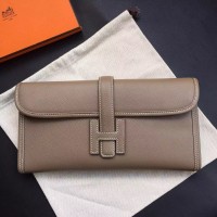 Hermes Jige Elan 29 Clutch Bag In Etoupe Epsom Calfskin Hermes Jige Elan 29 Clutch Bag In Etoupe Epsom Calfskin