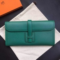 Hermes Jige Elan 29 Clutch Bag In Malachite Epsom Calfskin Hermes Jige Elan 29 Clutch Bag In Malachite Epsom Calfskin