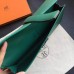 Hermes Jige Elan 29 Clutch Bag In Malachite Epsom Calfskin Hermes Jige Elan 29 Clutch Bag In Malachite Epsom Calfskin