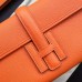 Hermes Jige Elan 29 Clutch Bag In Orange Epsom Calfskin Hermes Jige Elan 29 Clutch Bag In Orange Epsom Calfskin