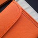 Hermes Jige Elan 29 Clutch Bag In Orange Epsom Calfskin Hermes Jige Elan 29 Clutch Bag In Orange Epsom Calfskin