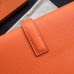 Hermes Jige Elan 29 Clutch Bag In Orange Epsom Calfskin Hermes Jige Elan 29 Clutch Bag In Orange Epsom Calfskin