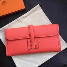 Hermes Jige Elan 29 Clutch Bag In Rouge Pivoine Epsom Calfskin Hermes Jige Elan 29 Clutch Bag In Rouge Pivoine Epsom Calfskin