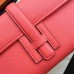 Hermes Jige Elan 29 Clutch Bag In Rouge Pivoine Epsom Calfskin