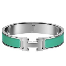 Hermes Green Enamel Clic H PM Bracelet Hermes Green Enamel Clic H PM Bracelet