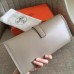 Hermes Jige Elan 29 Clutch In Grey Swift Calfskin Hermes Jige Elan 29 Clutch In Grey Swift Calfskin