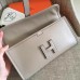 Hermes Jige Elan 29 Clutch In Grey Swift Calfskin Hermes Jige Elan 29 Clutch In Grey Swift Calfskin