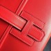 Hermes Jige Elan 29 Clutch In Red Swift Calfskin