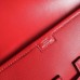 Hermes Jige Elan 29 Clutch In Red Swift Calfskin