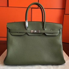 Hermes Birkin 40 Handmade Bag In Canopee Clemence Leather Hermes Birkin 40 Handmade Bag In Canopee Clemence Leather