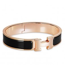 Hermes Black Enamel Clic H PM Bracelet Hermes Black Enamel Clic H PM Bracelet