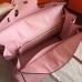 Hermes Birkin 40 Handmade Bag In Pink Clemence Leather Hermes Birkin 40 Handmade Bag In Pink Clemence Leather
