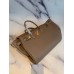 Hermes Birkin 40 Handmade Bag In Taupe Clemence Leather Hermes Birkin 40 Handmade Bag In Taupe Clemence Leather