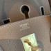 Hermes Birkin 40 Handmade Bag In Taupe Clemence Leather Hermes Birkin 40 Handmade Bag In Taupe Clemence Leather