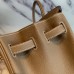 Hermes Birkin 40 Handmade Bag In Taupe Clemence Leather Hermes Birkin 40 Handmade Bag In Taupe Clemence Leather