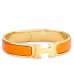 Hermes Orange Enamel Clic H PM Bracelet Hermes Orange Enamel Clic H PM Bracelet