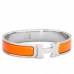 Hermes Orange Enamel Clic H PM Bracelet Hermes Orange Enamel Clic H PM Bracelet