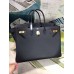 Hermes Birkin 40 Handmade Bag In Black Epsom Leather Hermes Birkin 40 Handmade Bag In Black Epsom Leather