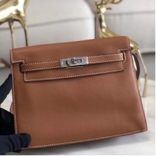 Hermes Kelly Danse Handmade Bag In Gold Swift Leather Hermes Kelly Danse Handmade Bag In Gold Swift Leather