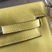 Hermes Kelly Danse Handmade Bag In Jaune Swift Leather Hermes Kelly Danse Handmade Bag In Jaune Swift Leather