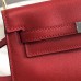 Hermes Kelly Danse Handmade Bag In Red Swift Leather Hermes Kelly Danse Handmade Bag In Red Swift Leather