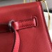 Hermes Kelly Danse Handmade Bag In Red Swift Leather Hermes Kelly Danse Handmade Bag In Red Swift Leather