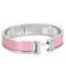 Hermes Pink Enamel Clic H PM Bracelet Hermes Pink Enamel Clic H PM Bracelet