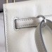 Hermes Kelly Danse Handmade Bag In White Swift Leather Hermes Kelly Danse Handmade Bag In White Swift Leather