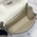 Hermes Kelly Danse Handmade Bag In White Swift Leather Hermes Kelly Danse Handmade Bag In White Swift Leather
