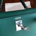 Hermes Kelly Mini II Handmade Bag In Malachite Epsom Leather Hermes Kelly Mini II Handmade Bag In Malachite Epsom Leather