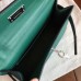 Hermes Kelly Mini II Handmade Bag In Malachite Epsom Leather Hermes Kelly Mini II Handmade Bag In Malachite Epsom Leather