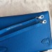 Hermes Kelly Mini II Handmade Bag In Blue Izmir Epsom Leather Hermes Kelly Mini II Handmade Bag In Blue Izmir Epsom Leather