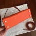 Hermes Kelly Mini II Handmade Bag In Orange Epsom Leather Hermes Kelly Mini II Handmade Bag In Orange Epsom Leather