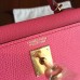 Hermes Kelly Mini II Handmade Bag In Rose Lipstick Epsom Leather Hermes Kelly Mini II Handmade Bag In Rose Lipstick Epsom Leather