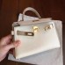 Hermes Kelly Mini II Handmade Bag In Beton Epsom Leather Hermes Kelly Mini II Handmade Bag In Beton Epsom Leather