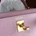 Hermes Kelly Mini II Handmade Bag In Rose Dragee Swift Calfskin Hermes Kelly Mini II Handmade Bag In Rose Dragee Swift Calfskin
