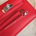 Hermes Kelly Mini II Handmade Bag In Red Swift Calfskin Hermes Kelly Mini II Handmade Bag In Red Swift Calfskin