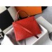 Hermes Kelly 25cm Handmade Bag In Red Embossed Crocodile Leather Hermes Kelly 25cm Handmade Bag In Red Embossed Crocodile Leather