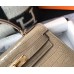Hermes Kelly 25cm Handmade Bag In Taupe Embossed Crocodile Leather Hermes Kelly 25cm Handmade Bag In Taupe Embossed Crocodile Leather