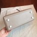Hermes Kelly 25cm Retourne Handmade Bag In Grey Swift Leather Hermes Kelly 25cm Retourne Handmade Bag In Grey Swift Leather
