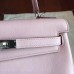 Hermes Kelly 25cm Retourne Handmade Bag In Rose Dragee Swift Leather Hermes Kelly 25cm Retourne Handmade Bag In Rose Dragee Swift Leather