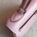 Hermes Kelly 25cm Retourne Handmade Bag In Rose Dragee Swift Leather Hermes Kelly 25cm Retourne Handmade Bag In Rose Dragee Swift Leather