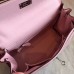 Hermes Kelly 25cm Retourne Handmade Bag In Rose Dragee Swift Leather Hermes Kelly 25cm Retourne Handmade Bag In Rose Dragee Swift Leather